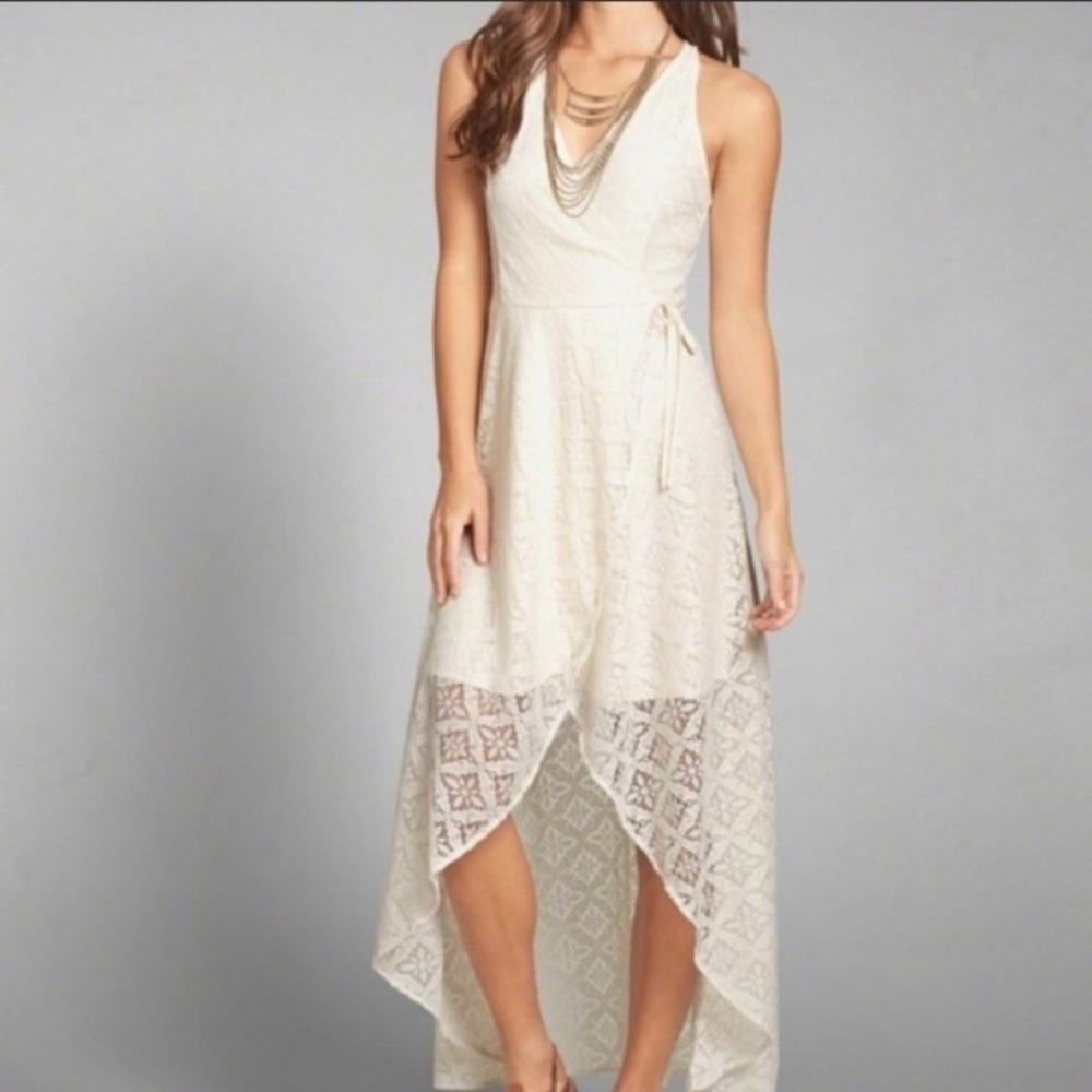 Abercrombie & Fitch lace wrap dress